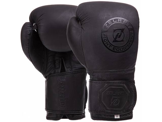 Перчатки боксерские Zelart VL-3074 8 Черный