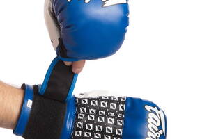 Перчатки для единоборств ММА FAIRTEX LD-FGVB17 10 Синий-серый