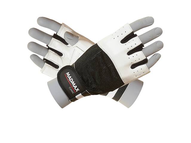 Перчатки для фитнеса MadMax MFG-248 Clasic White XXL