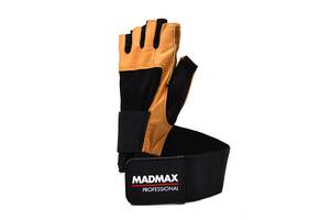 Перчатки для фитнеса MadMax MFG-269 Professional L Brown