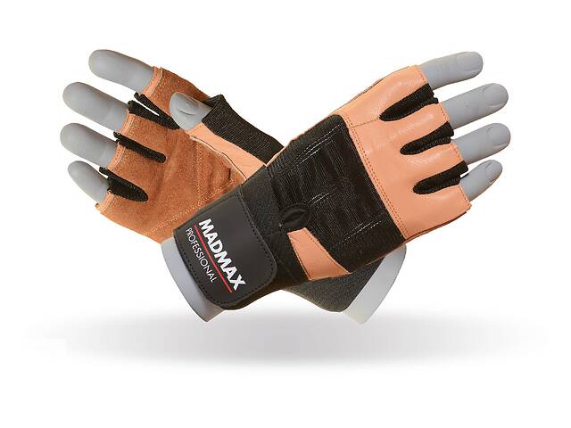 Перчатки для фитнеса MadMax MFG-269 Professional M Brown