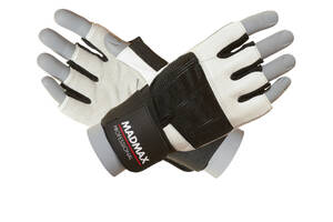 Перчатки для фитнеса MadMax MFG-269 Professional White M