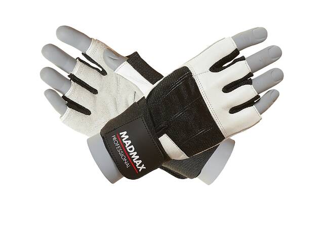 Перчатки для фитнеса MadMax MFG-269 Professional White XXL