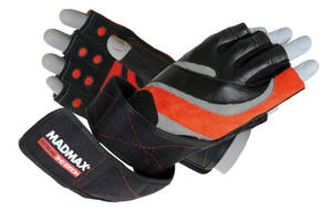 Перчатки для фитнеса MadMax MFG-568 Extreme 2nd edition Black/Red S
