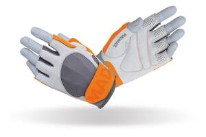 Перчатки для фитнеса MadMax MFG-850 Crazy S Grey/Orange