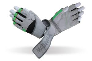 Перчатки для фитнеса MadMax MFG-860 Wild L Grey/Green