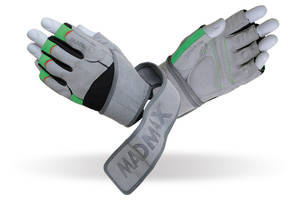 Перчатки для фитнеса MadMax MFG-860 Wild L Grey/Green