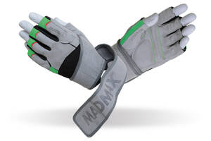 Перчатки для фитнеса MadMax MFG-860 Wild XL Grey/Green