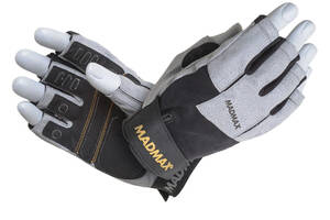 Перчатки для фитнеса MadMax MFG-871 Damasteel Grey/Black XXL