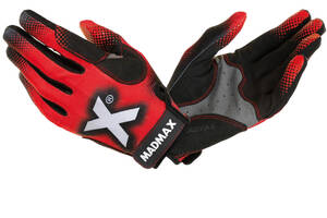 Перчатки для фитнеса MadMax MXG-101 X Gloves Black/Grey/Red M