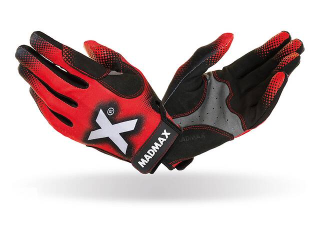 Перчатки для фитнеса MadMax MXG-101 X Gloves XL Black/Grey/Red