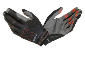Перчатки для фитнеса MadMax MXG-103 X Gloves Black/Grey XL