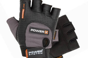 Перчатки для фитнеса Power System PS-2500 Power Plus Black/Grey XS