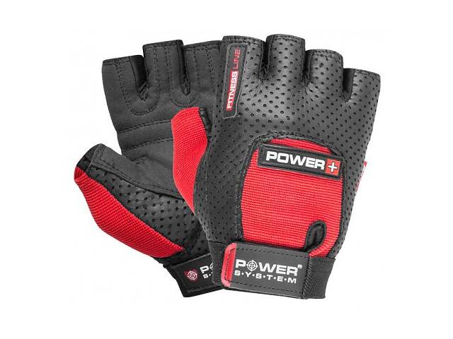 Перчатки для фитнеса Power System PS-2500 Power Plus Black/Red XL