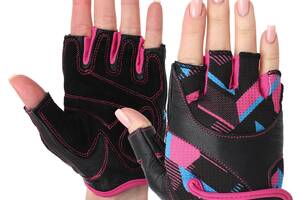 Перчатки для фитнеса и тренировок Tapout SB168512 M Черный-розовый