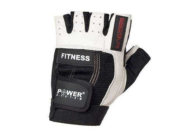 Перчатки для фитнеса и тяжелой атлетики Fitness PS-2300 Power System XS Черно-белый (07227004)