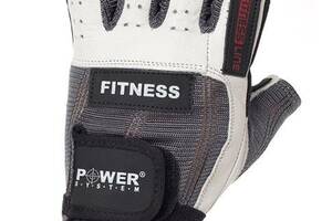 Перчатки для фитнеса и тяжелой атлетики Fitness PS-2300 Power System XS Серо-белый (07227004)