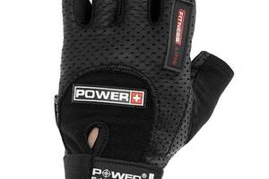 Перчатки для фитнеса и тяжелой атлетики Power Plus PS-2500 Power System S Черный (07227006)