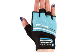 Перчатки для фитнеса и тяжелой атлетики Power System Fit Girl Evo PS-2920 XS Blue (PS_2920_XS_Blue)