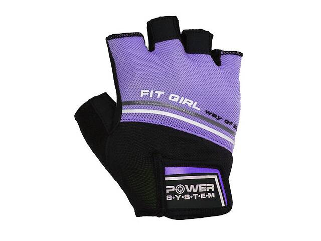 Перчатки для фитнеса и тяжелой атлетики Power System Fit Girl Evo PS-2920 XS Purple