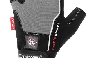 Перчатки для фитнеса и тяжелой атлетики Power System Mans Power PS-2580 L Черно-серый