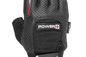 Перчатки для фитнеса и тяжелой атлетики Power System Power Plus PS-2500 S Black