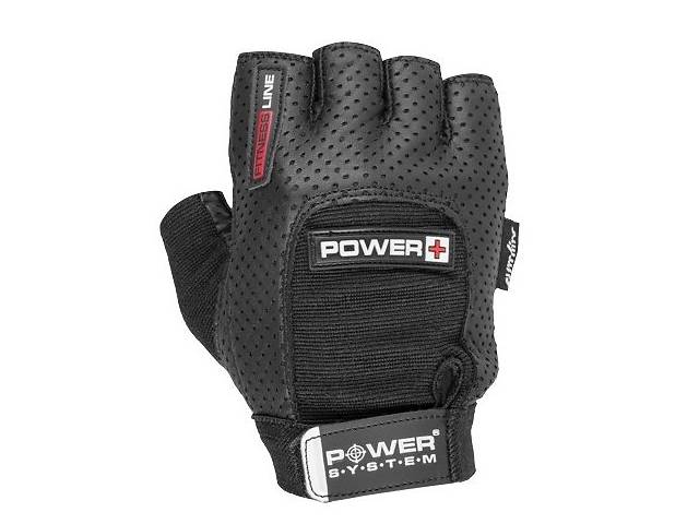 Перчатки для фитнеса и тяжелой атлетики Power System Power Plus PS-2500 S Black