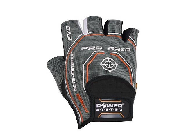 Перчатки для фитнеса и тяжелой атлетики Power System Pro Grip EVO M Grey (PS_2250E_M_Grey)