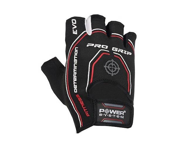 Перчатки для фитнеса и тяжелой атлетики Power System Pro Grip EVO PS-2250E S Black