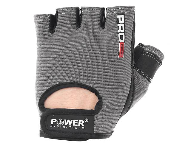 Перчатки для фитнеса и тяжелой атлетики Power System Pro Grip PS-2250 S Grey