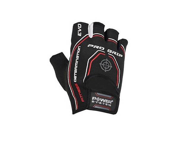 Перчатки для фитнеса и тяжелой атлетики Power System Pro Grip EVO PS-2250E S Черный (07227047)