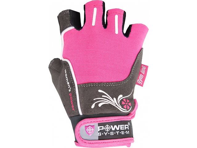 Перчатки для фитнеса и тяжелой атлетики Power System Woman Power PS-2570 S Pink