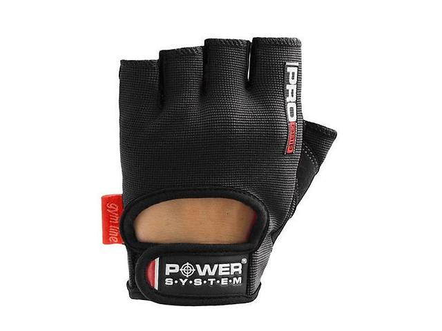 Перчатки для фитнеса и тяжелой атлетики Pro Grip PS-2250 Power System S Черный (07227003)