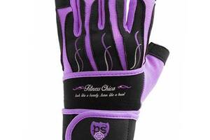 Перчатки для фитнеса и тяжелой атлетики PS-2710 Fitness chica Power System L Фиолетовый (07227016)