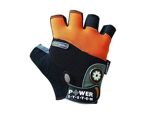 Перчатки для фитнеса и тяжелой атлетики PS-2900 Power System XS Черно-оранжевый (07227021)