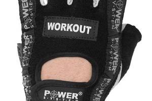 Перчатки для фитнеса и тяжелой атлетики Workout PS-2200 Power System M Черный (07227002)