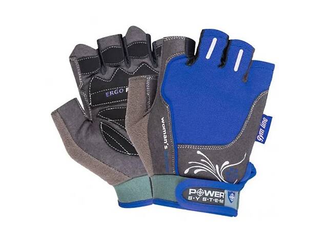 Перчатки для фитнеса женские Power System PS-2570 Woman's Power Blue XS