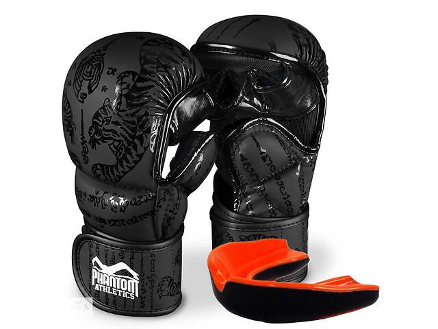 Перчатки для ММА Phantom Muay Thai Black S/M + капа