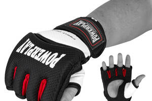 Перчатки для MMA PowerPlay 3075 Черные-Белые L