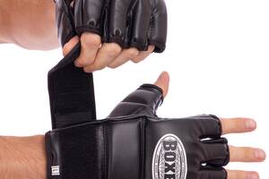Перчатки для смешанных единоборств MMA BOXER 5021 M Черный