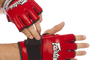 Перчатки для смешанных единоборств MMA FAIRTEX FGV12 M Красный