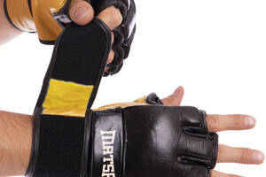 Перчатки для смешанных единоборств MMA MATSA ME-2010 L Черный
