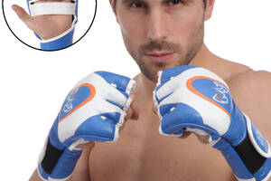 Перчатки для смешанных единоборств MMA RIV MA-3305 XL Синий