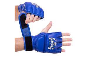 Перчатки для смешанных единоборств MMA TOP KING Super TKGGS L Синий