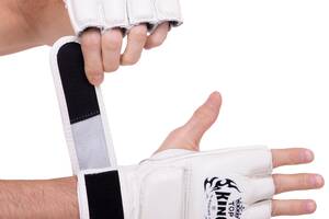 Перчатки для смешанных единоборств MMA TOP KING Super TKGGS L цвет Белый