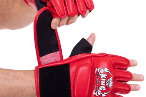 Перчатки для смешанных единоборств MMA TOP KING Ultimate TKGGU S Красный