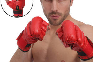 Перчатки для смешанных единоборств MMA VELO ULI-4012 L Красный