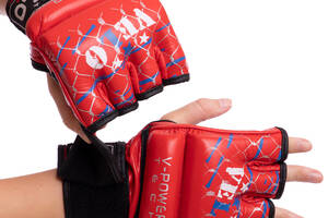 Перчатки для смешанных единоборств MMA VELO ULI-4032 XL Красный