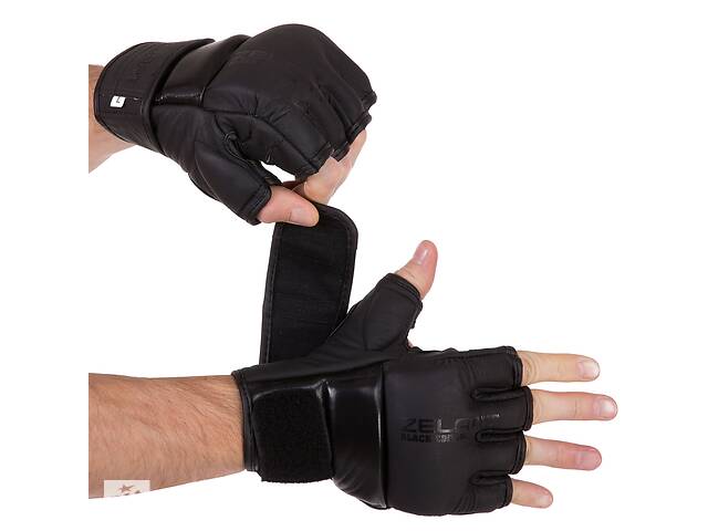 Перчатки для смешанных единоборств MMA Zelart VL-3098 XL Черный