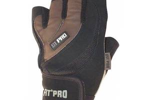 Перчатки для тяжелой атлетики S1 Pro FP-03 Power System M Черно-коричневый (07227024)